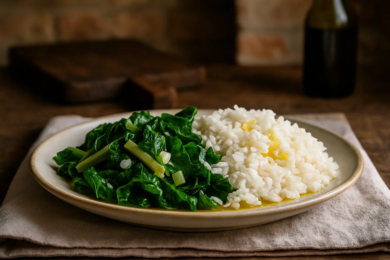 Foto de Acelgas con Arroz