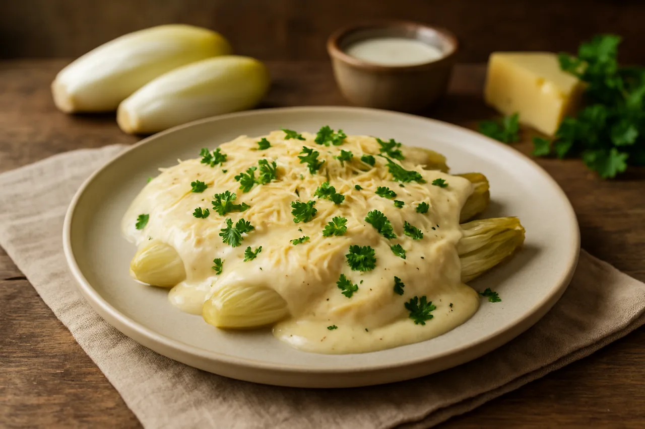 Foto de Achicoria a la Bechamel