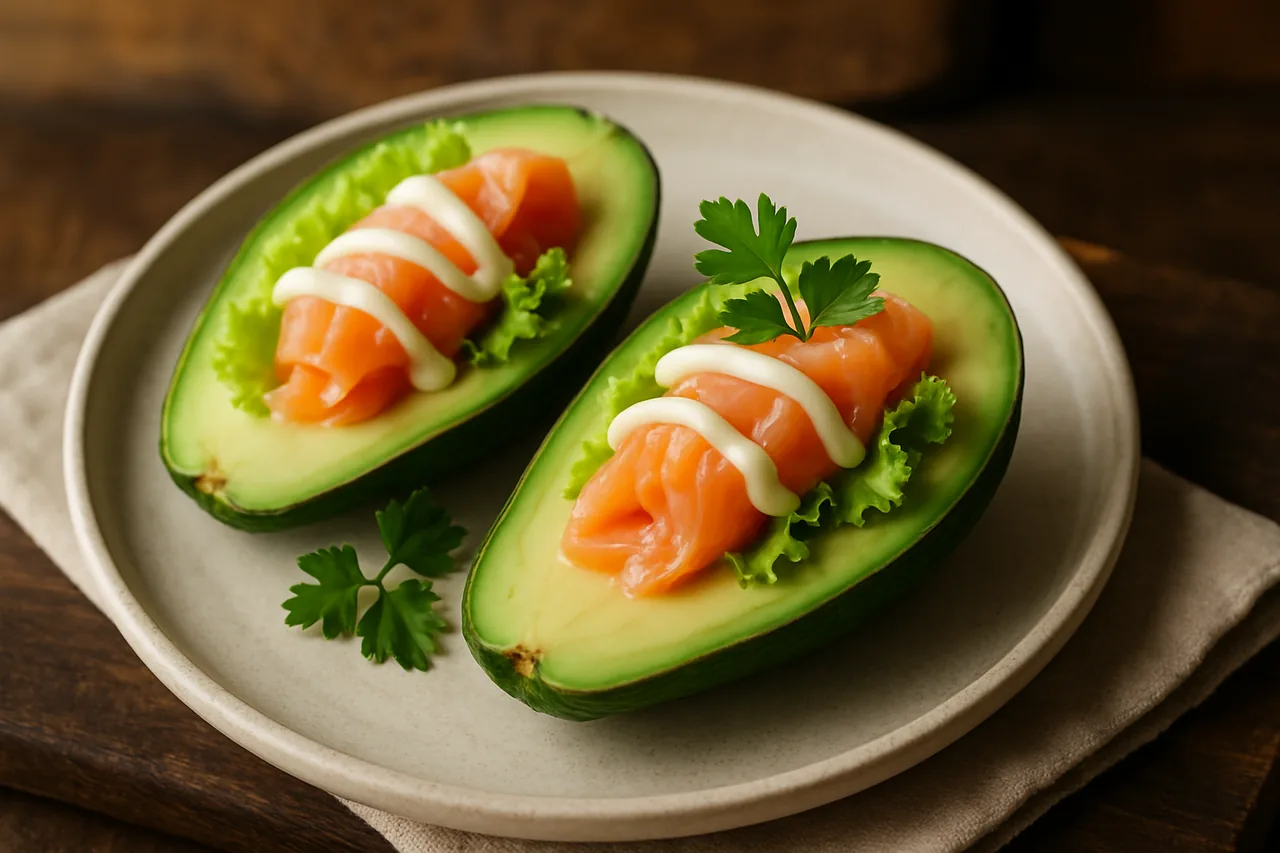 Foto de Aguacates Rellenos de Salmón