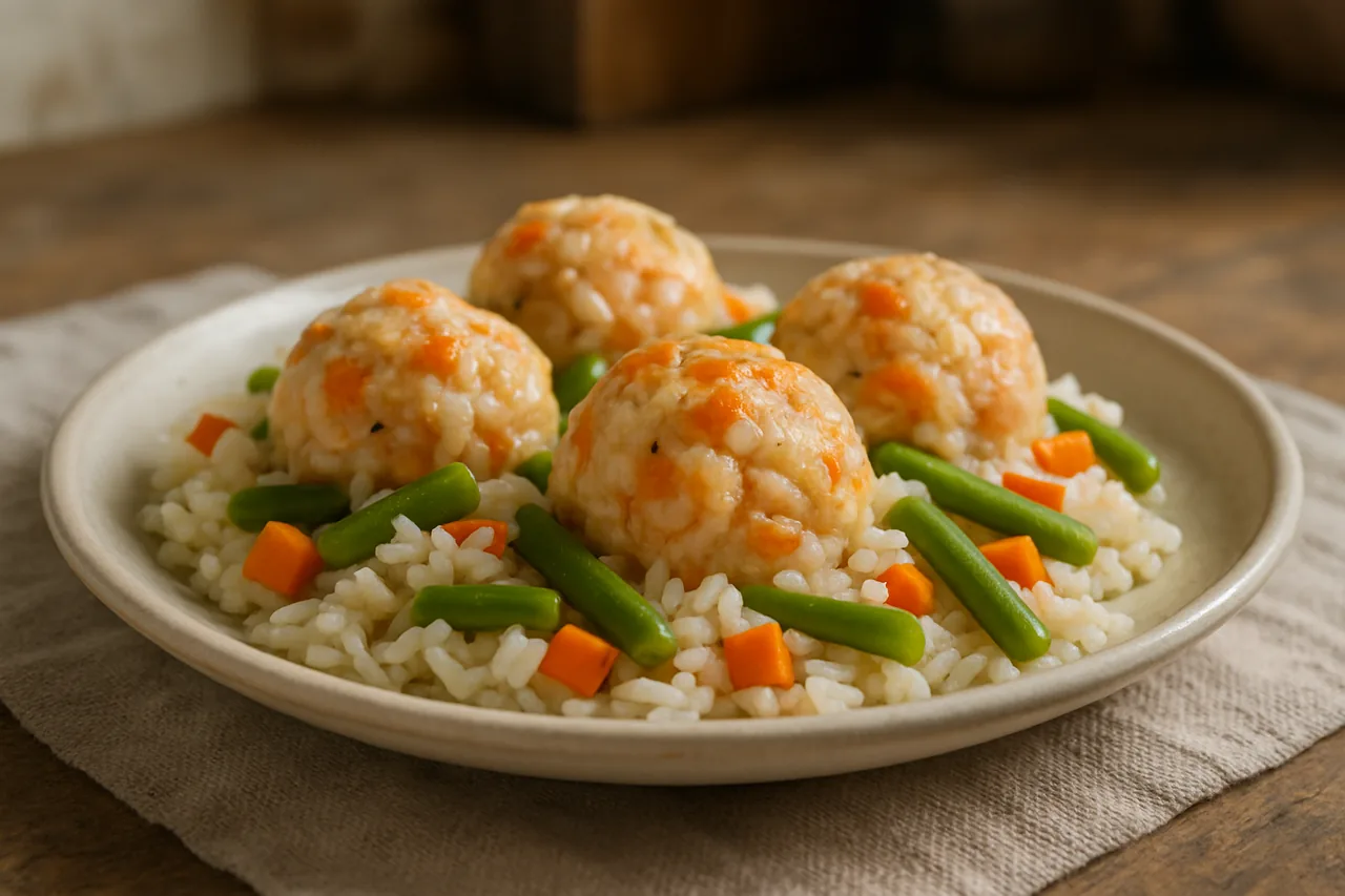 Foto de Albóndigas de Arroz con Gambas