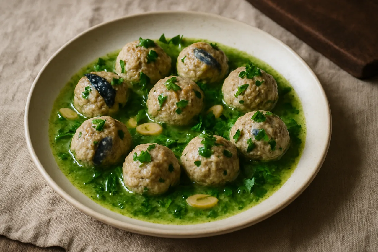 Foto de Albóndigas de Caballa en Salsa Verde