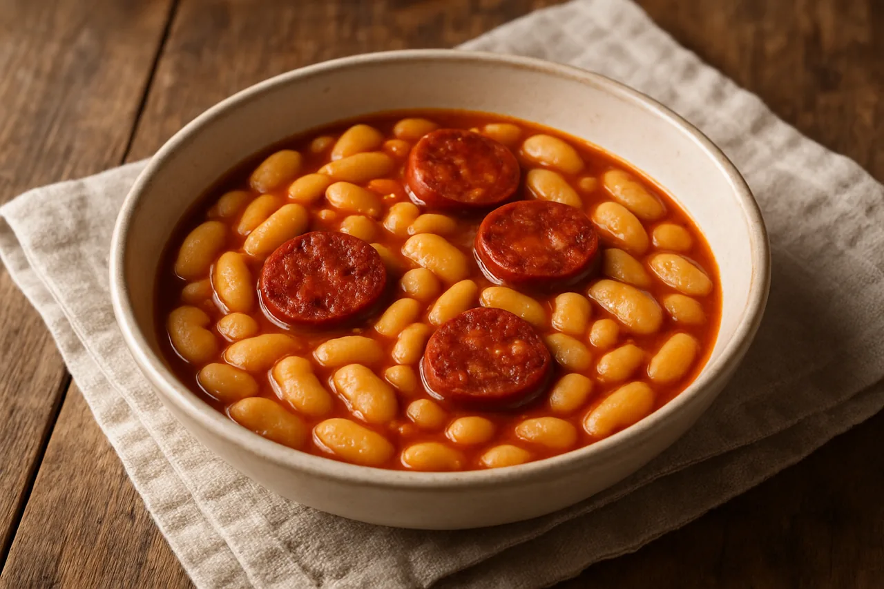 Foto de Alubias Blancas con Chorizo