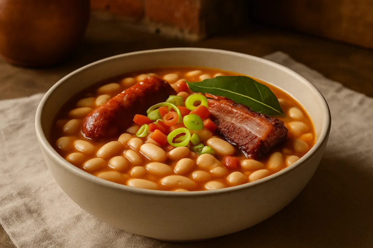 Foto de Alubias con chorizo