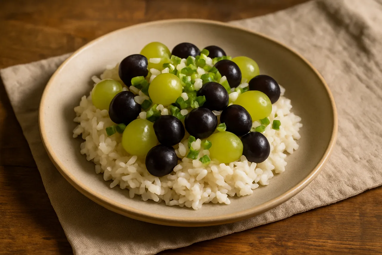 Foto de Arroz Blanco con Uvas