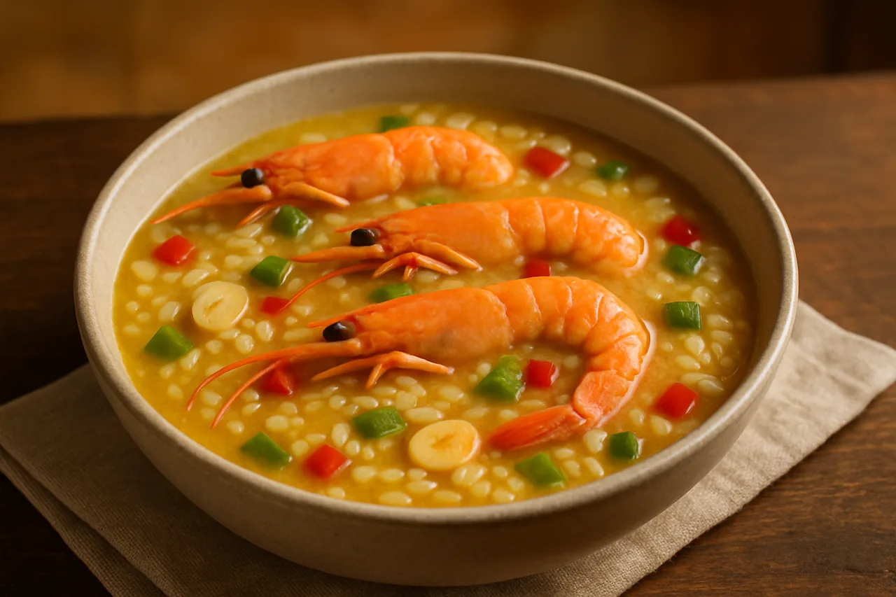 Foto de Arroz caldoso con langostinos