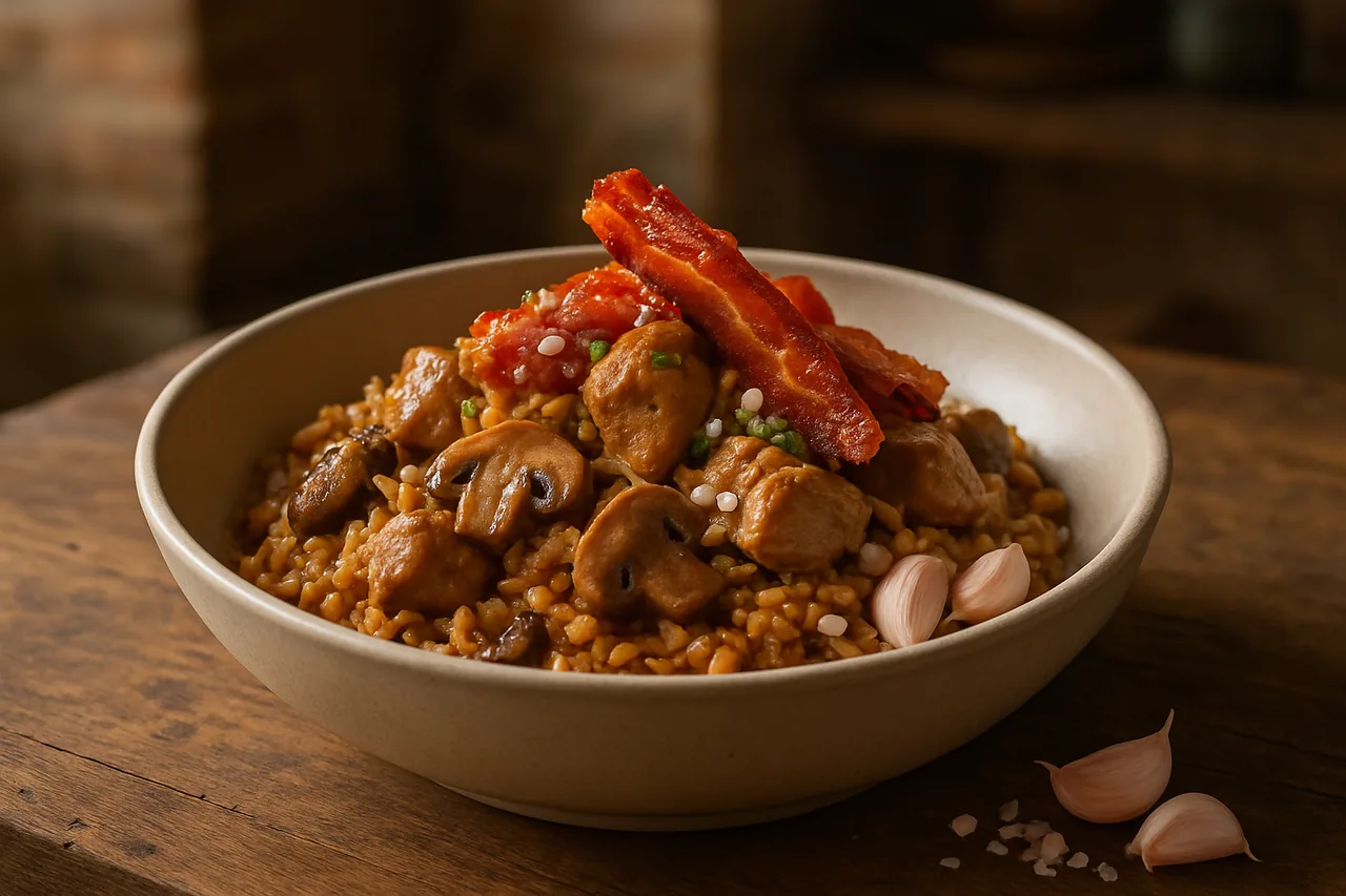 Foto de Arroz con Cerdo al Jerez
