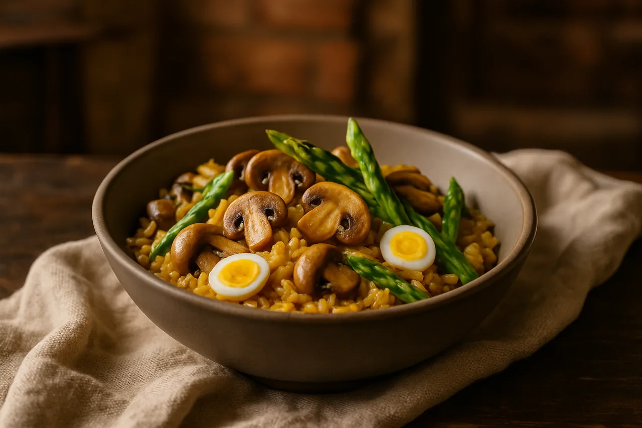 Foto de Arroz con Champiñones