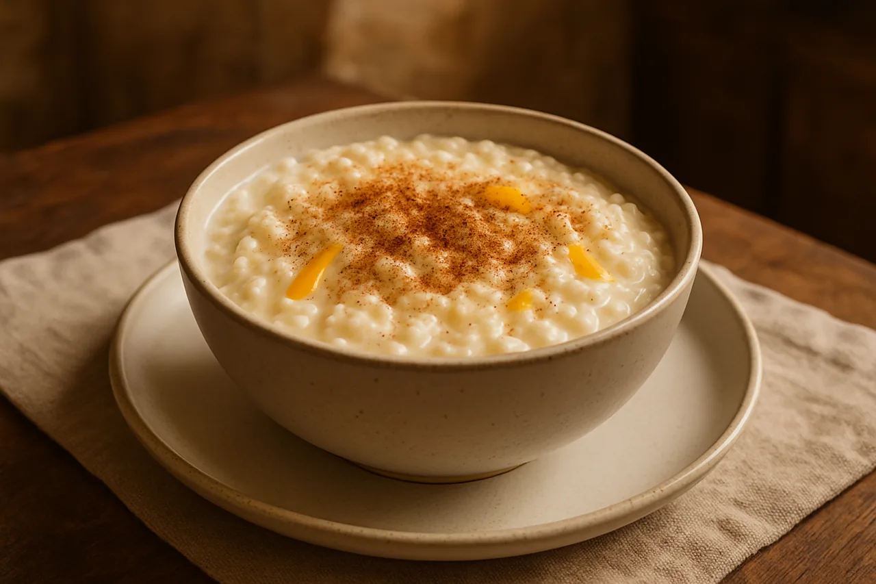 Arroz con leche — receta canaria