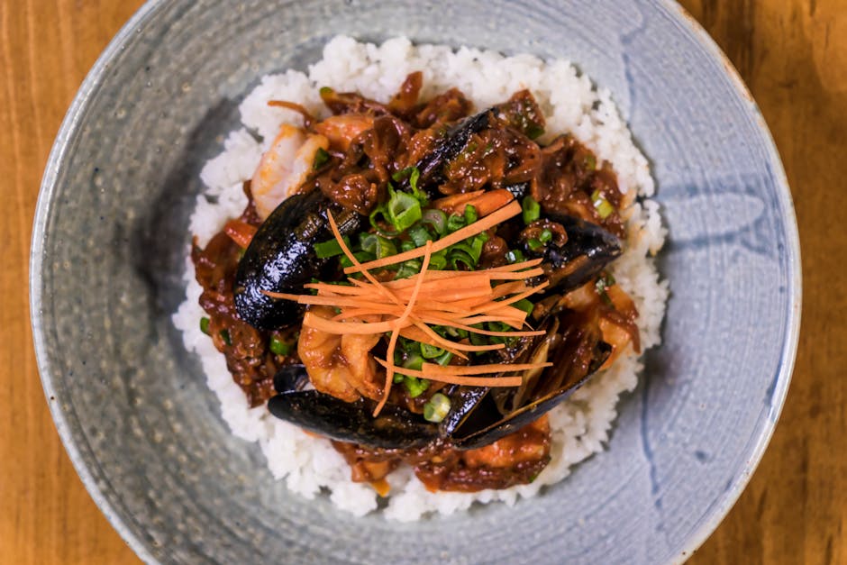 Foto de Arroz con Mejillones en Escabeche