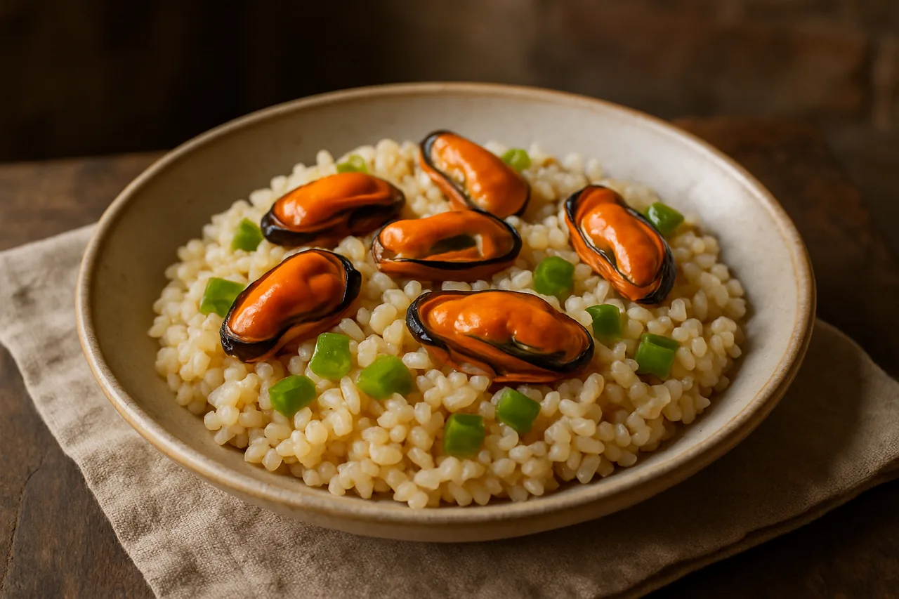 Foto de Arroz con Mejillones en Escabeche