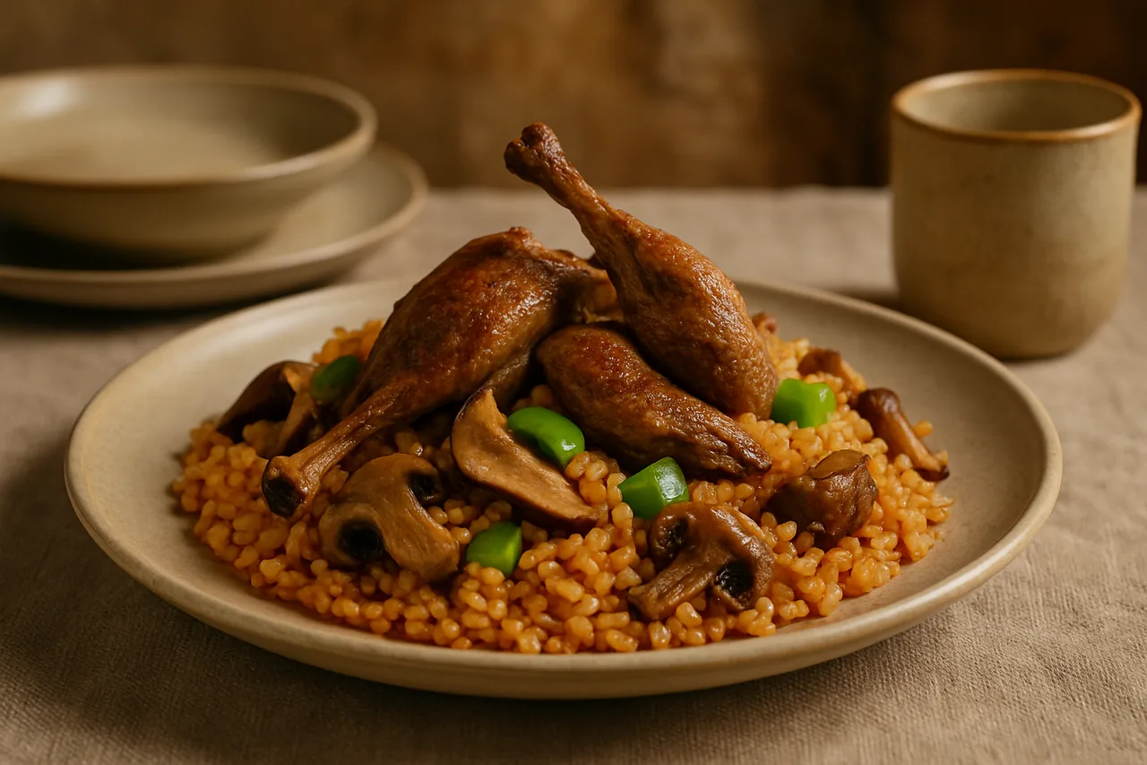 Foto de Arroz con Pichones y Setas