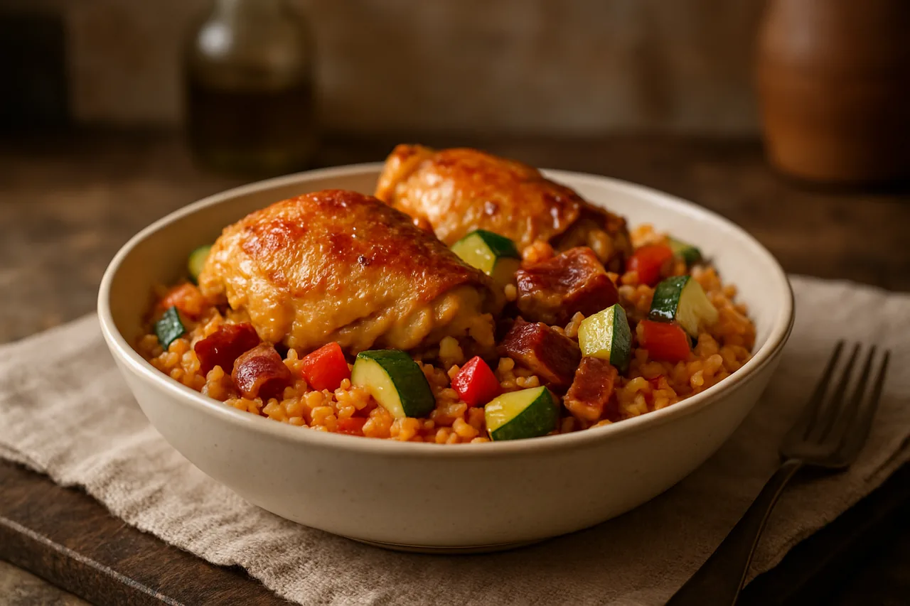 Foto de Arroz con Pollo y Panceta