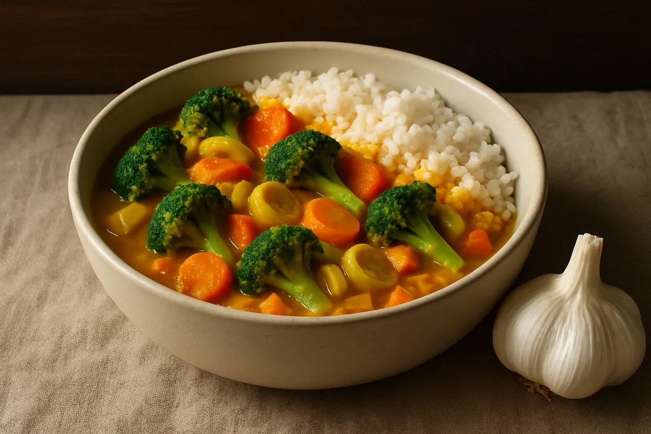 Foto de Arroz con Verduras al Curry