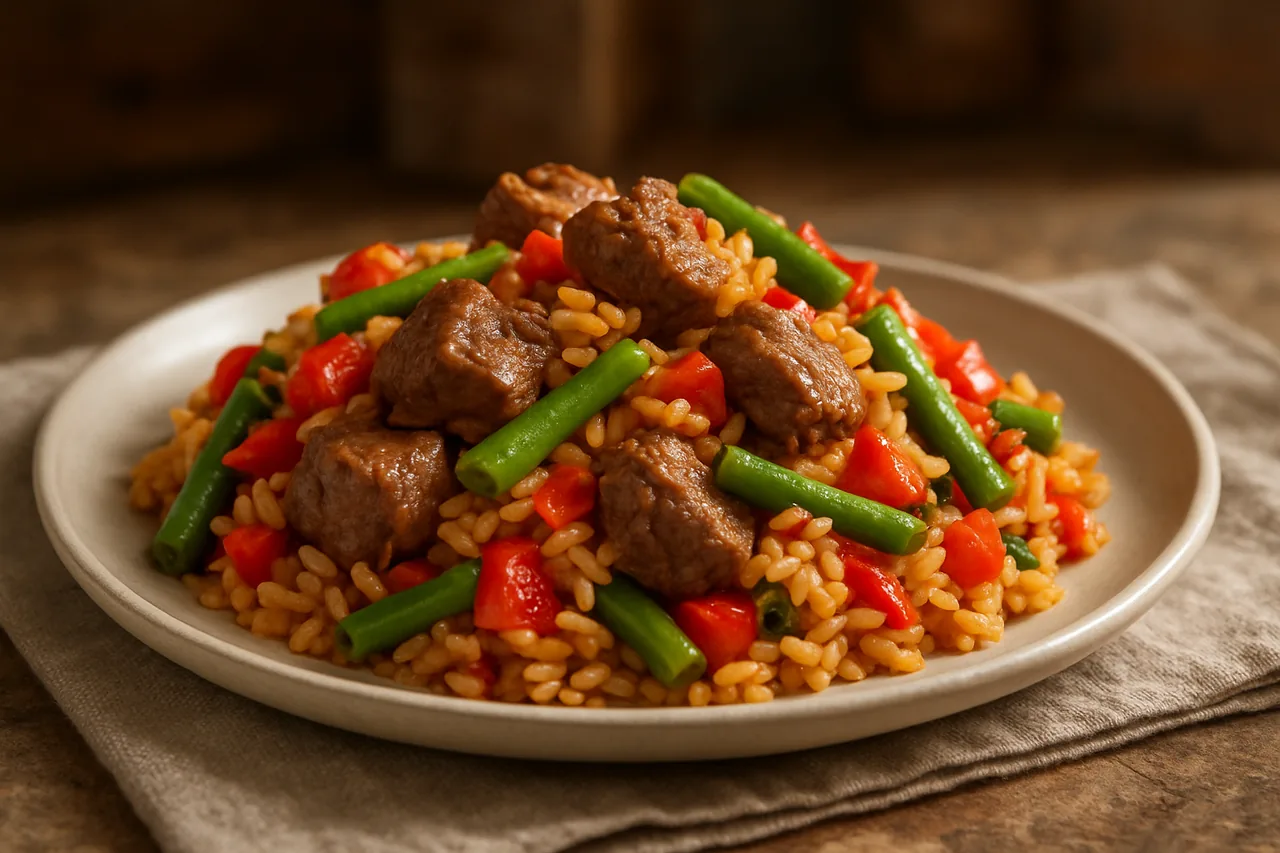 Foto de Arroz con Verduras y Cordero