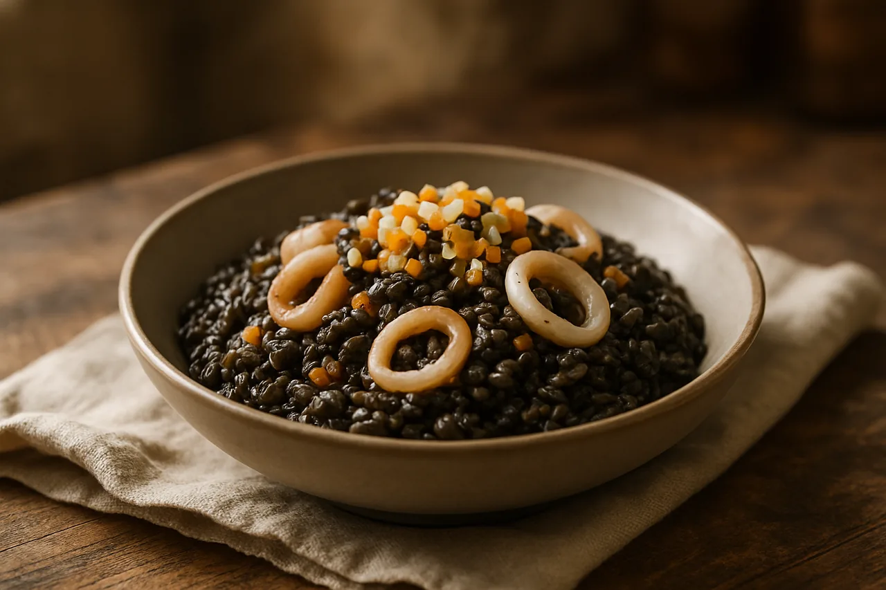 Foto de Arroz Negro con Calamares