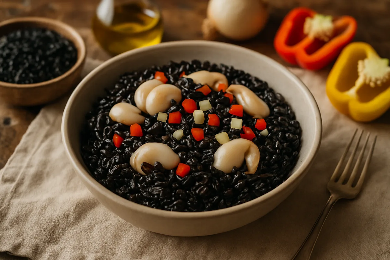 Foto de Arroz Negro con Sepia