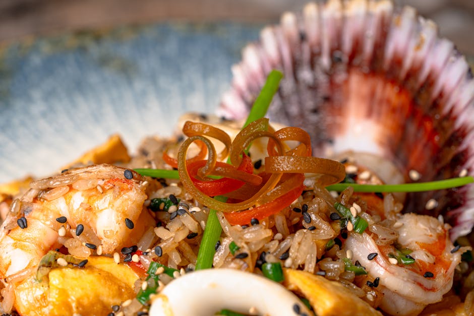 Foto de Arroz Tailandés con Langostinos y Melón