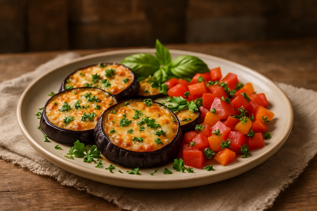 Foto de Berenjena al Horno con Queso