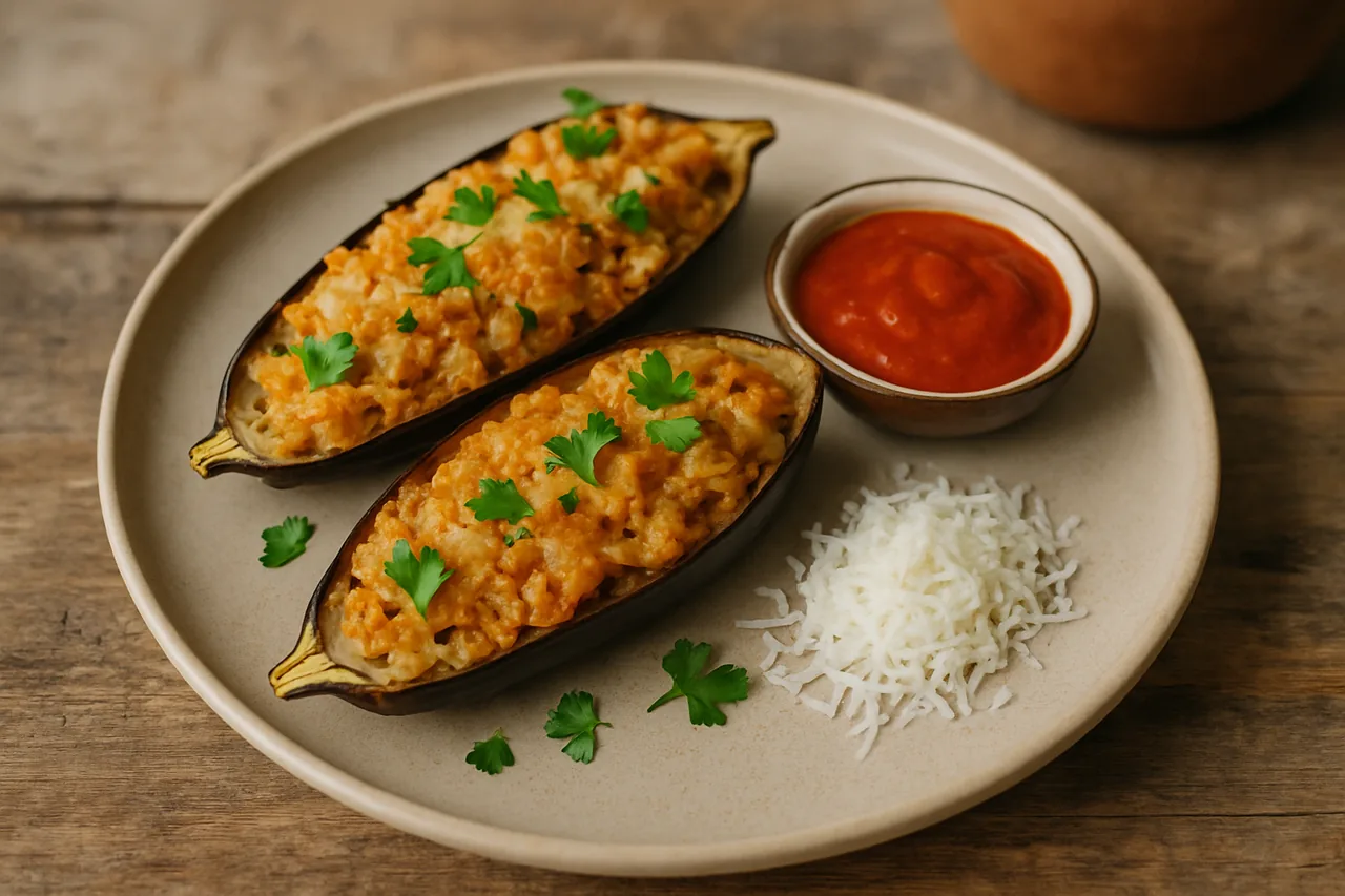 Foto de Berenjenas Rellenas de Bacalao