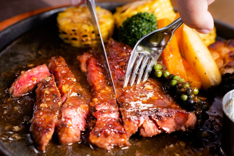 Foto de Bistec con Salsa de Mantequilla de Ajo y Perejil