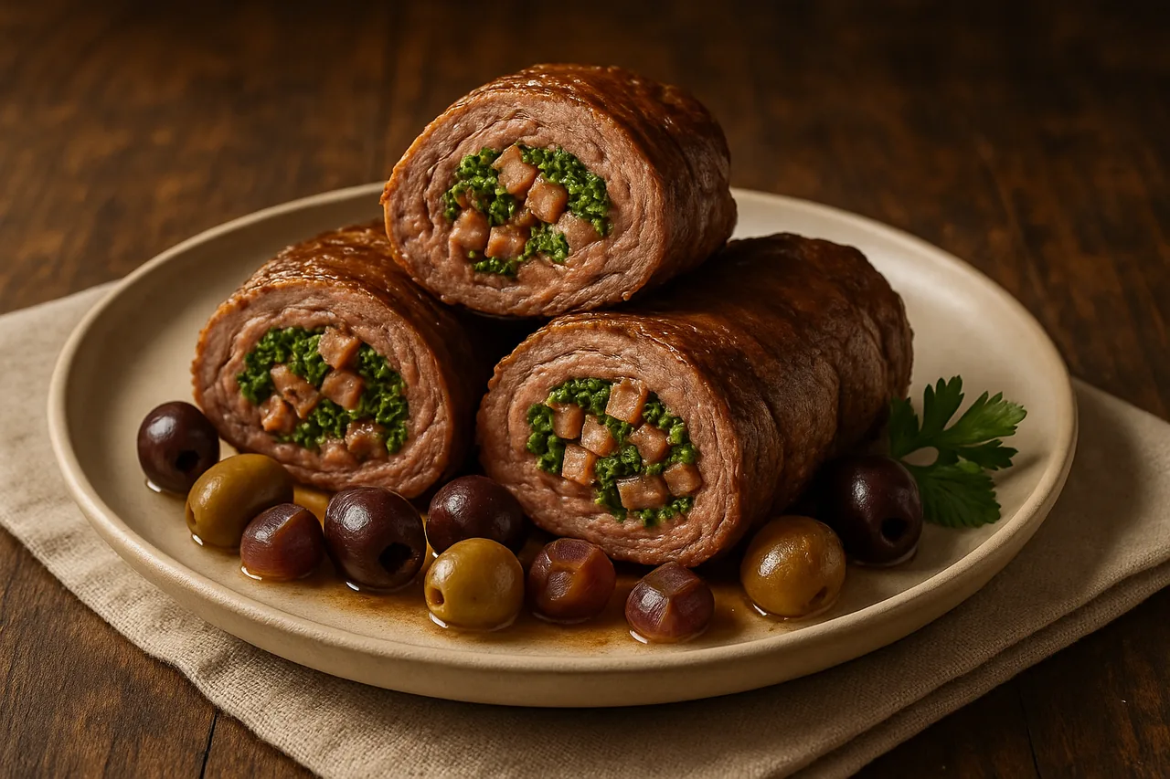 Bistecs rellenos — receta canaria