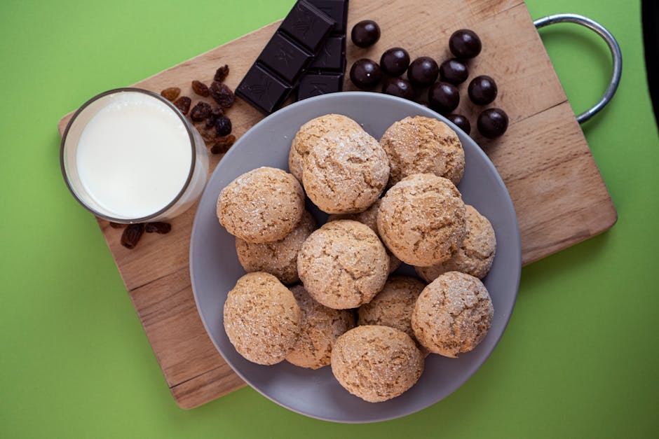 Foto de Bizcochitos de leche condensada con avellanas y pasas