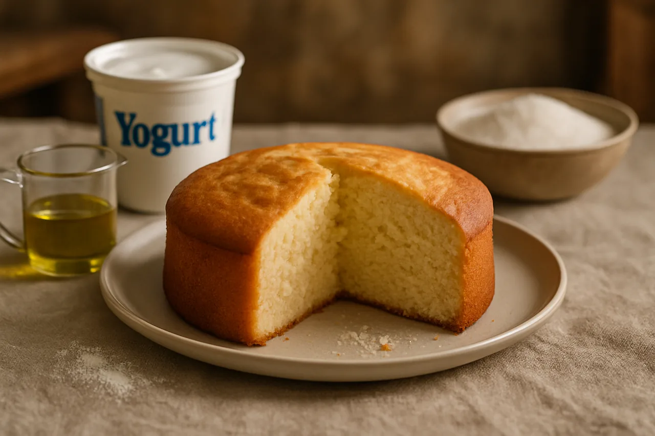 Foto de Bizcocho de yogur esponjoso