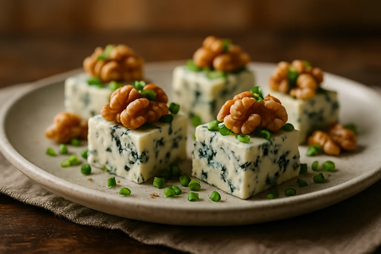 Foto de Bocados de Queso Roquefort y Nueces