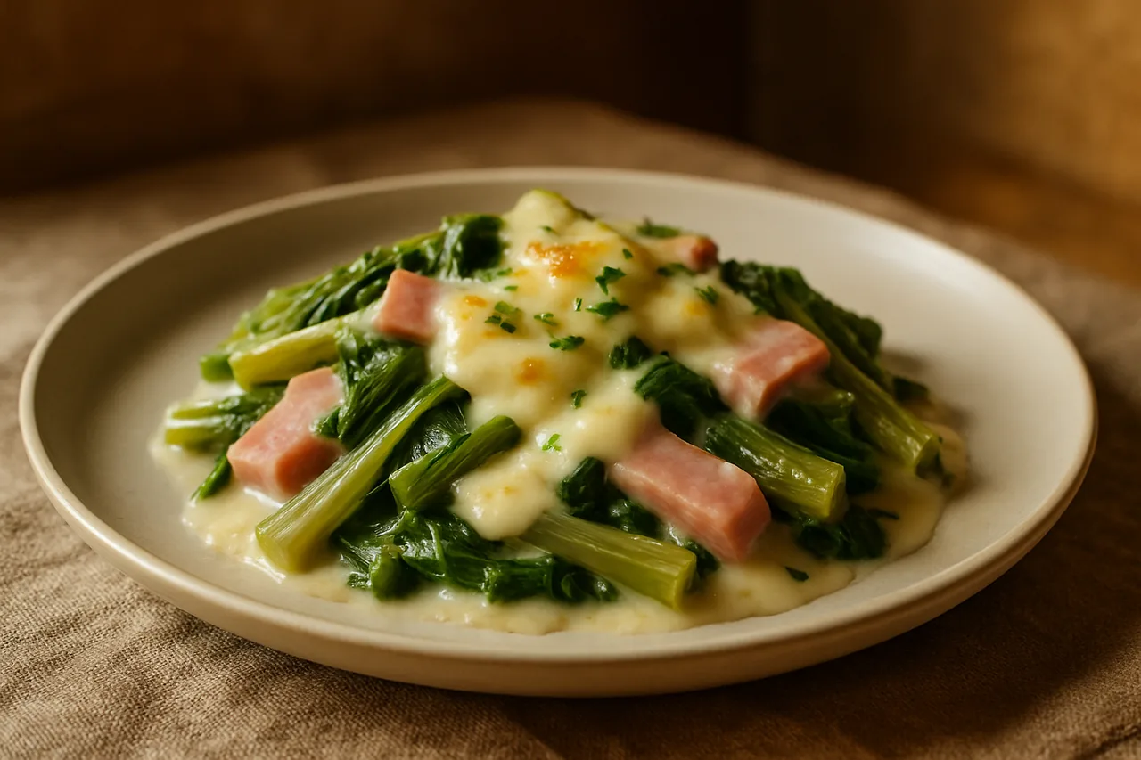 Foto de Borrajas Gratinadas