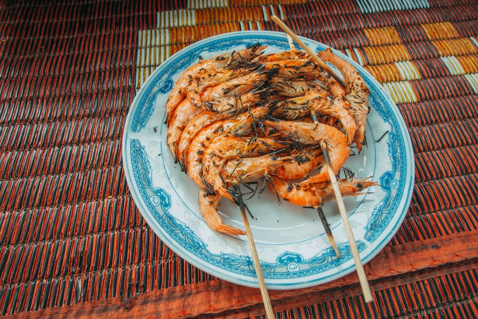 Foto de Brochetas de Camarones con Mantequilla
