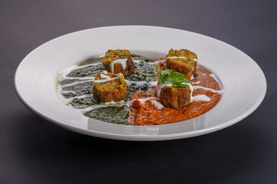 Foto de Brochetas de coles de Bruselas con salsa de curry