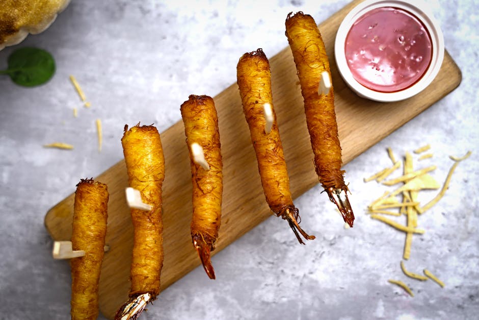 Foto de Brochetas de Gambas con Piña