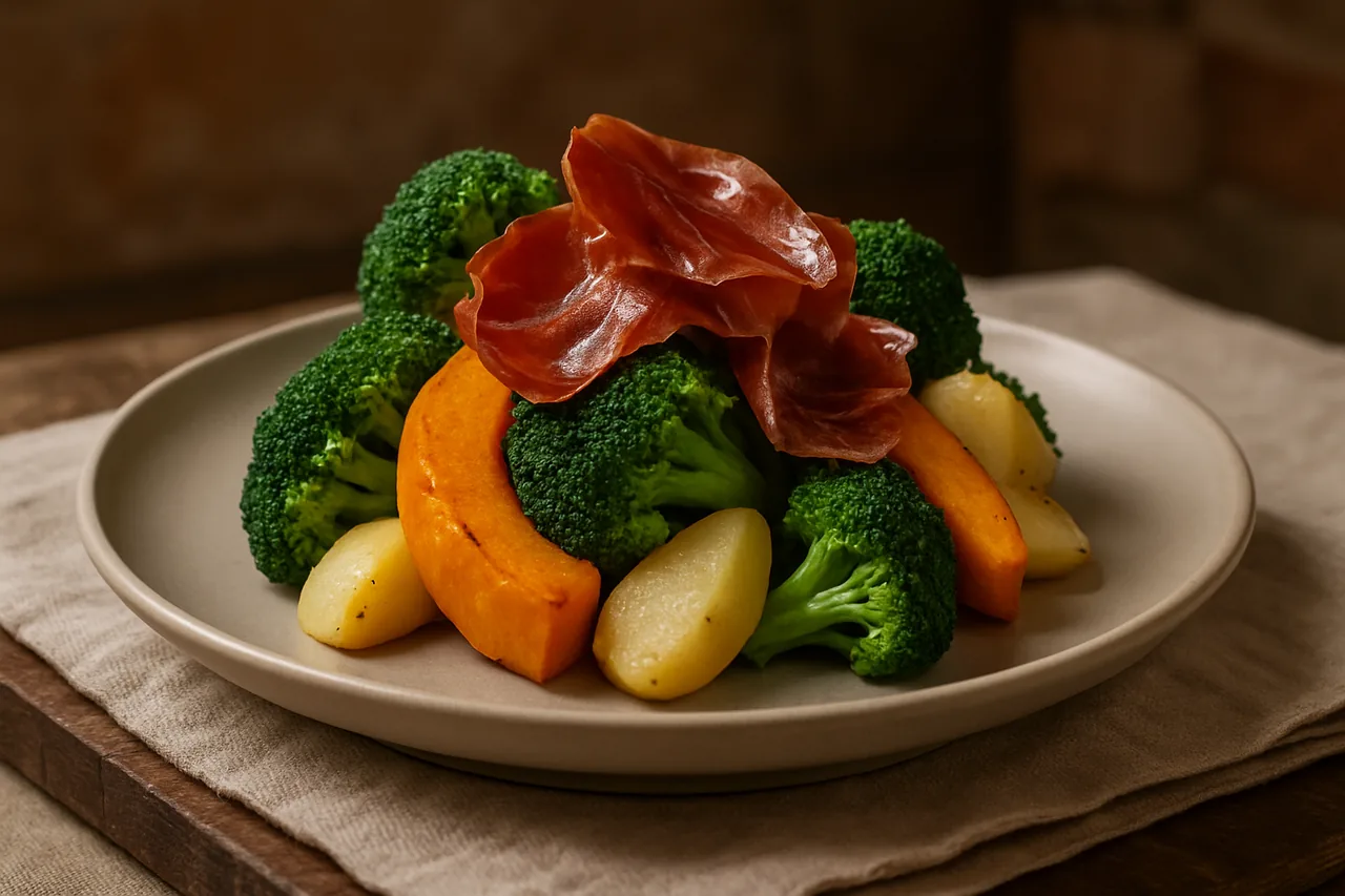 Foto de Brócoli con Calabaza y Patata