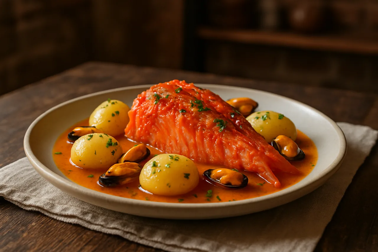 Foto de Cabracho con Patatas y Mejillones