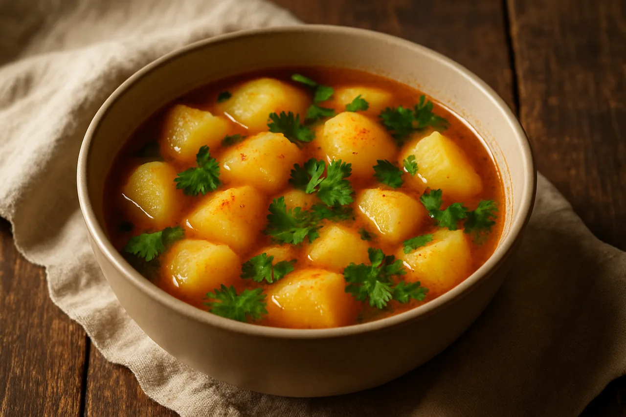 Caldito de Papas — receta canaria