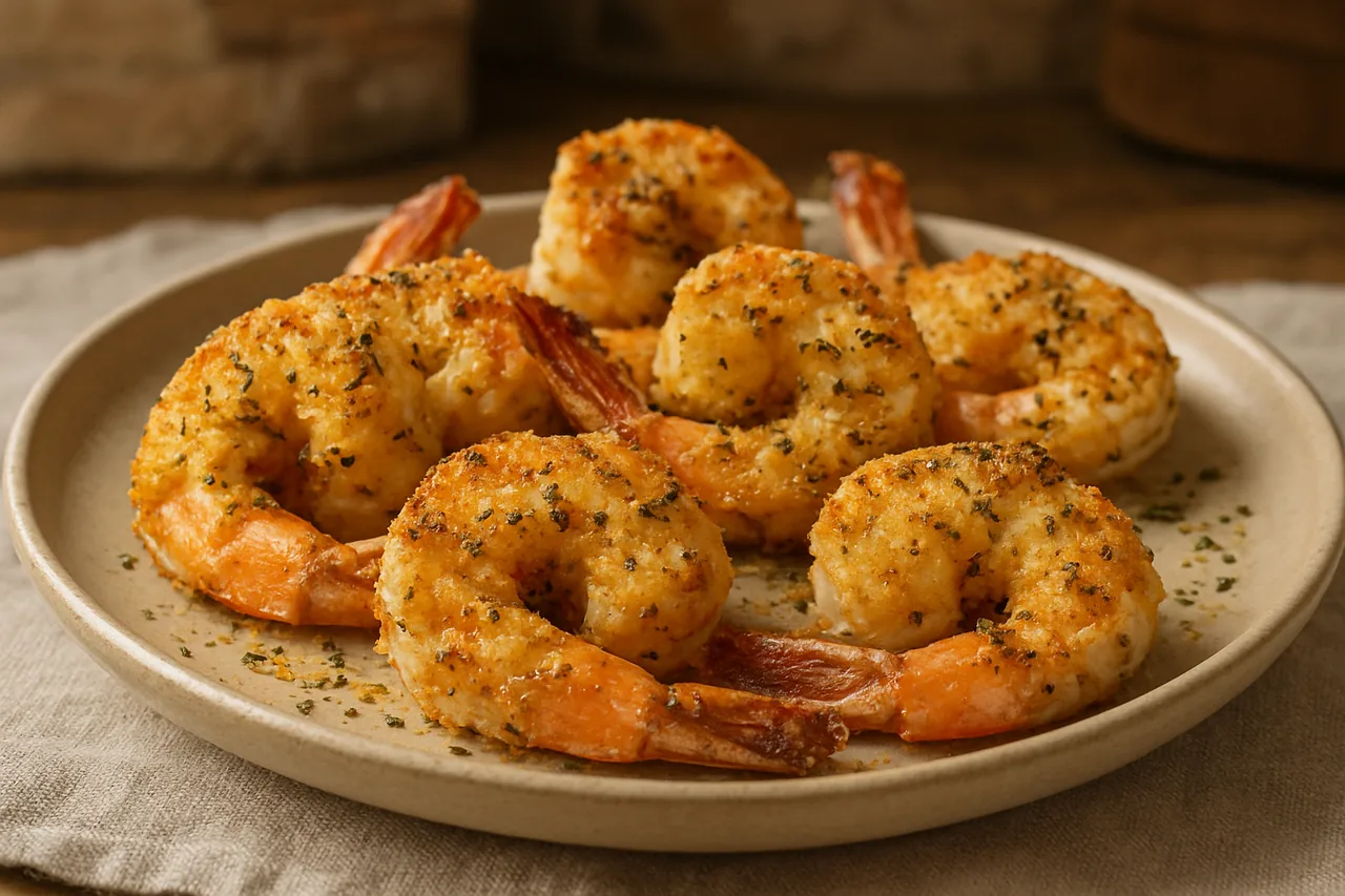 Foto de Camarones a la Parmesana