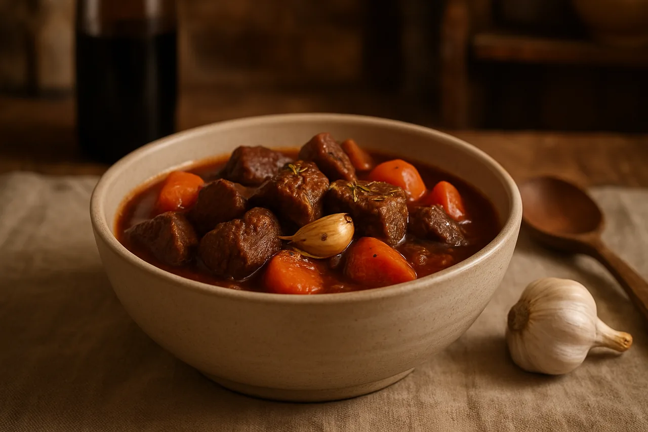 Carne estofada — receta canaria