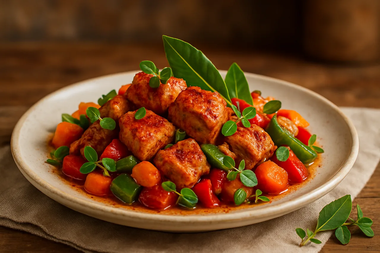 Carne fiesta — receta canaria