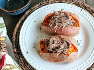 Carne mechada — receta canaria