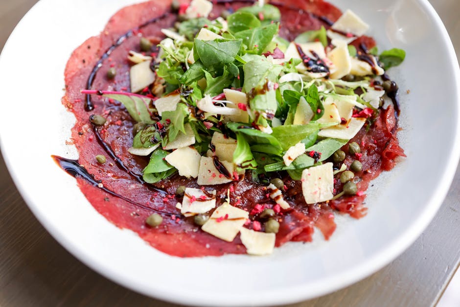 Foto de Carpaccio de Ternera con Guarnición