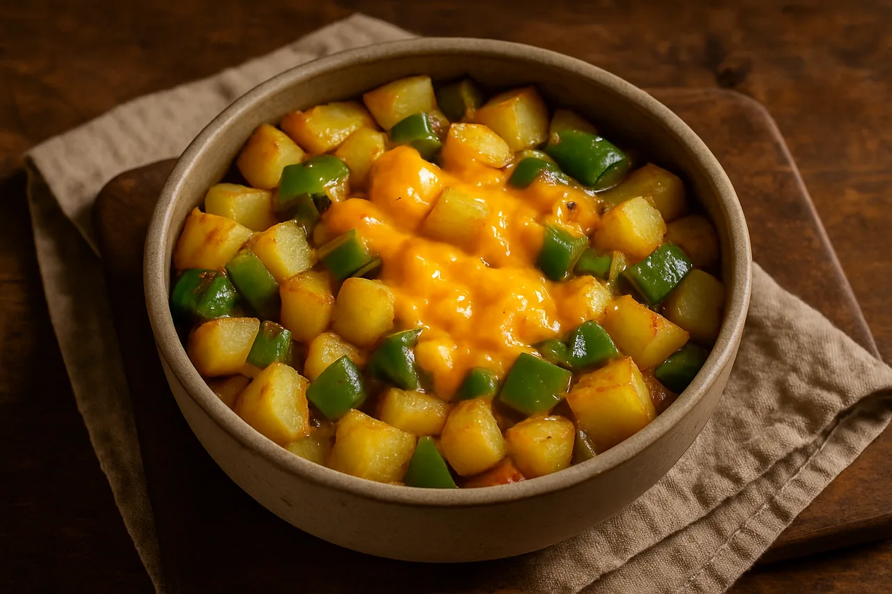 Foto de Cazuela de Papas con Pimientos
