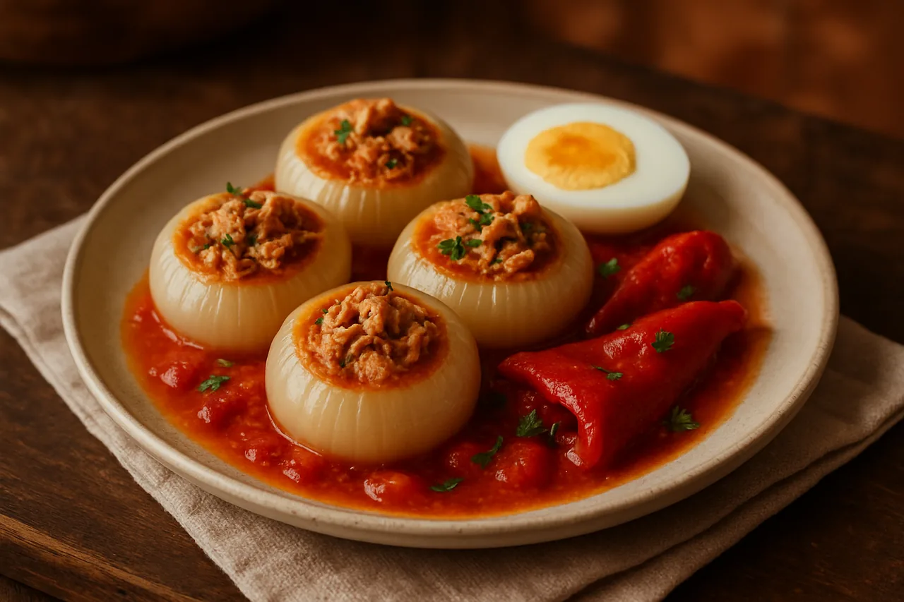Foto de Cebollas Rellenas de Bonito