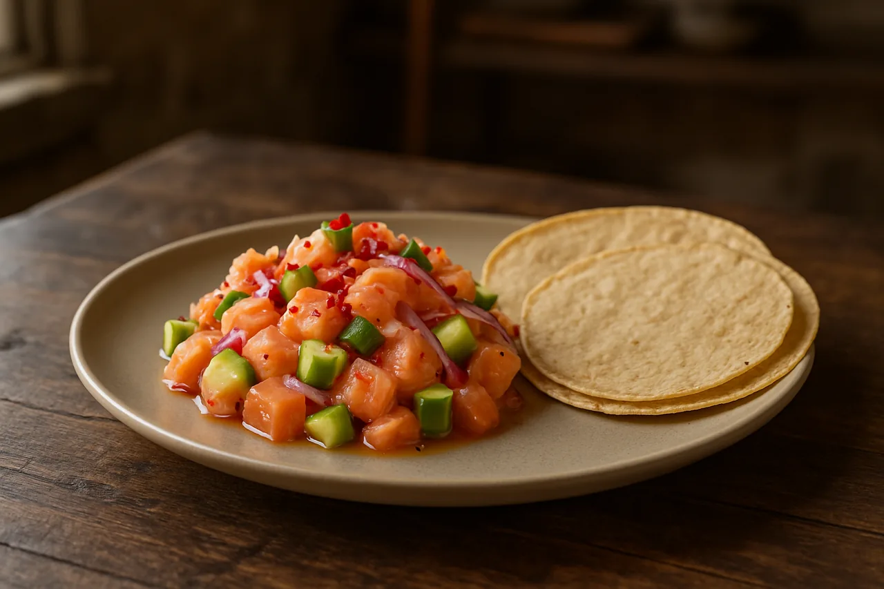 Foto de Ceviche de Salmón con Aguacate