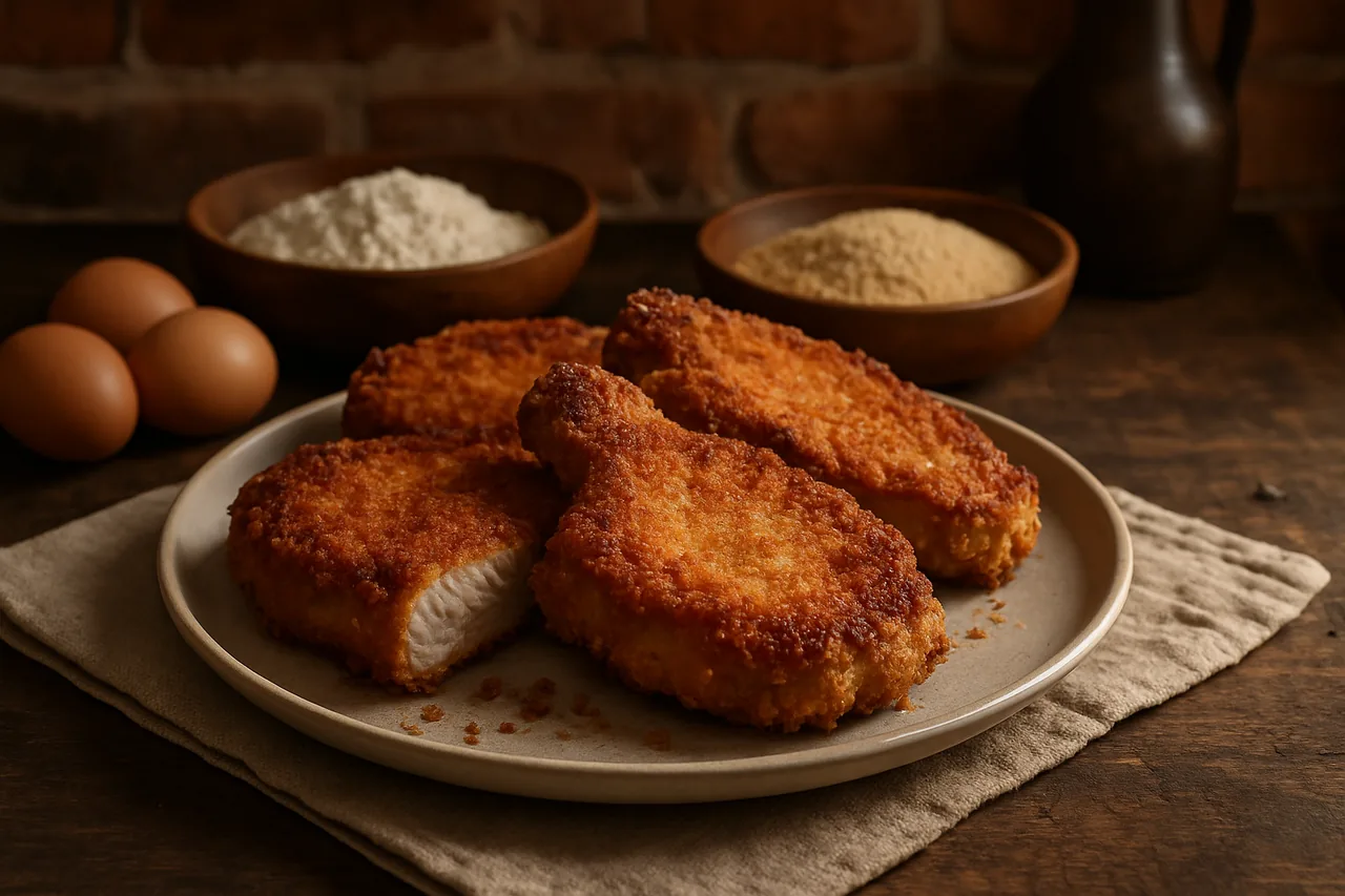 Foto de Chuletas de Cerdo Empanizadas