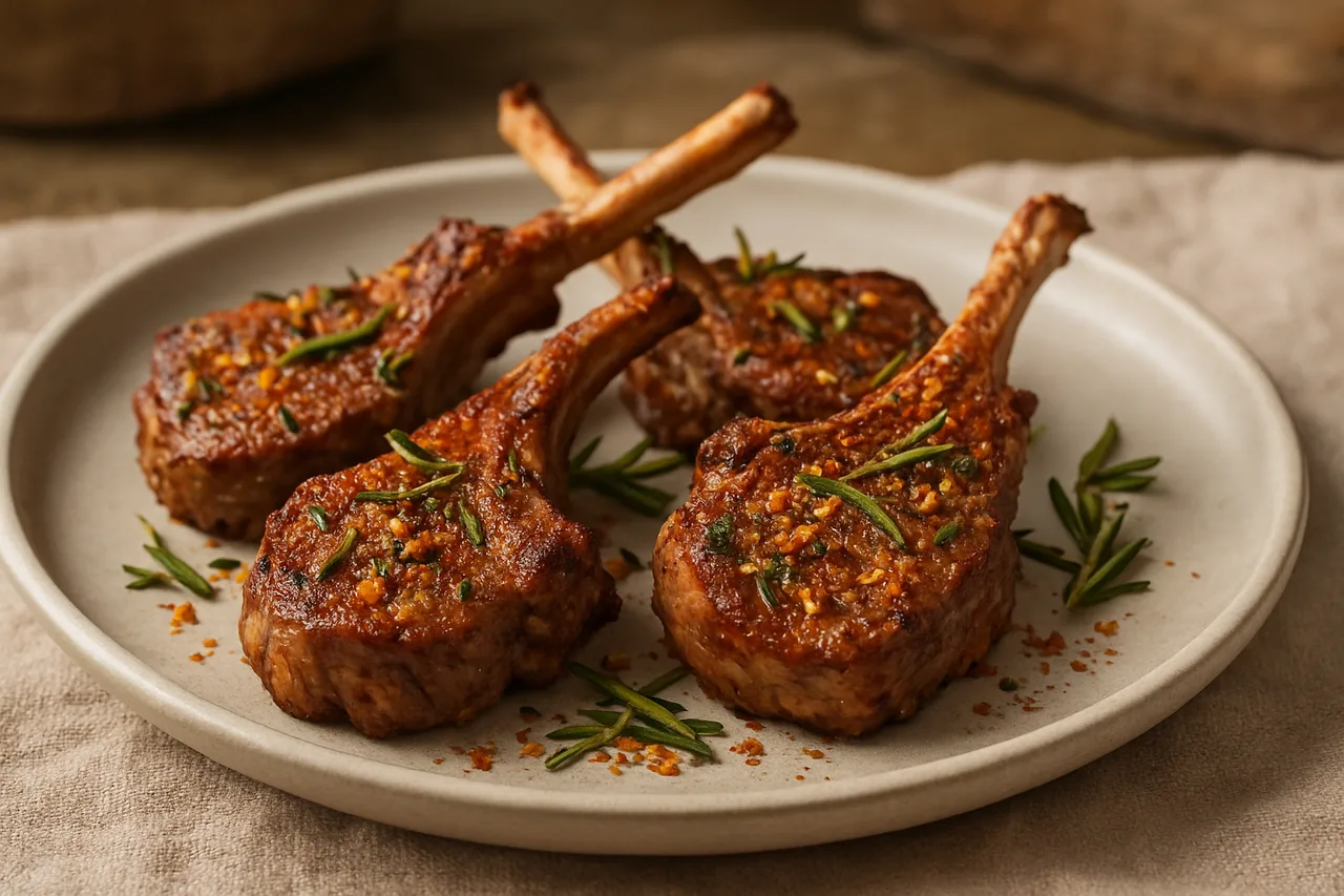 Foto de Chuletas de Cordero a la Freidora de Aire