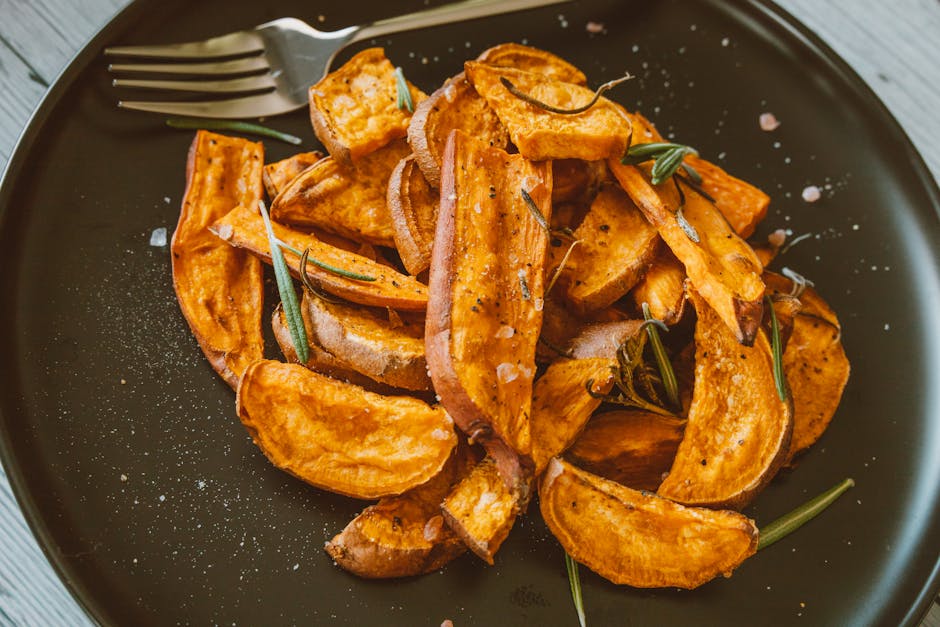 Foto de Cintas de Pavo con Uvas y Boniatos