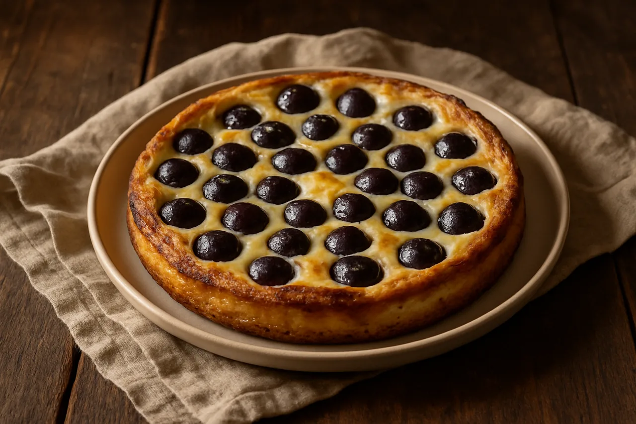 Foto de Clafoutis de Uvas Negras