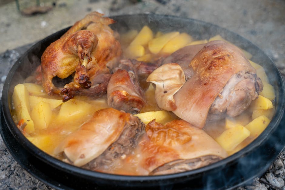 Foto de Codillos al Oporto con Puré de Patatas y Manzana