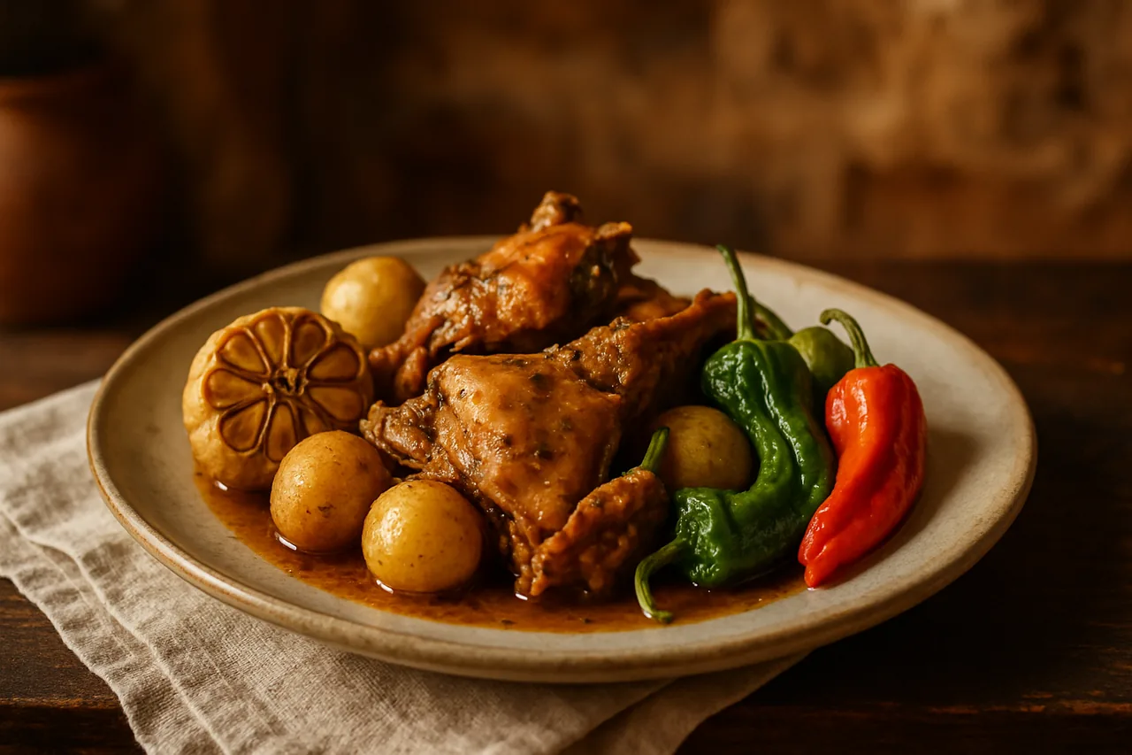 Conejo al estilo canario — receta canaria