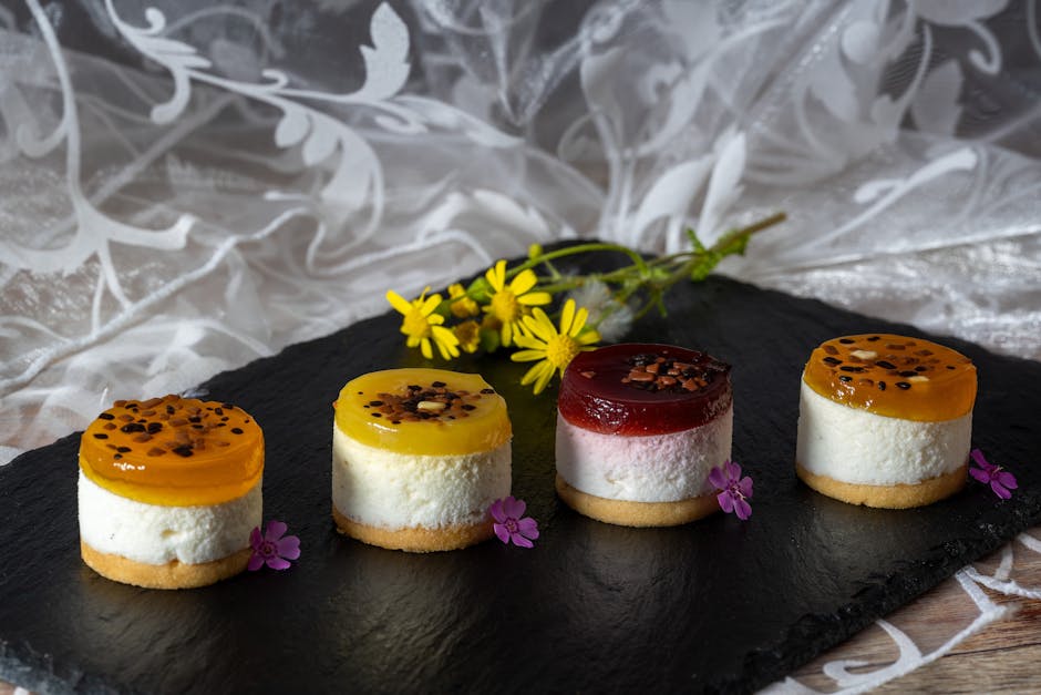 Foto de Copas de Melocotón y Queso